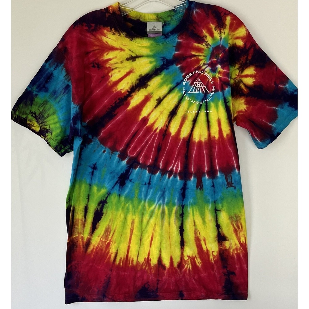 Rock And Roll Hall Of Fame Museum Tie Dye T-Shirt Medium Official Merch